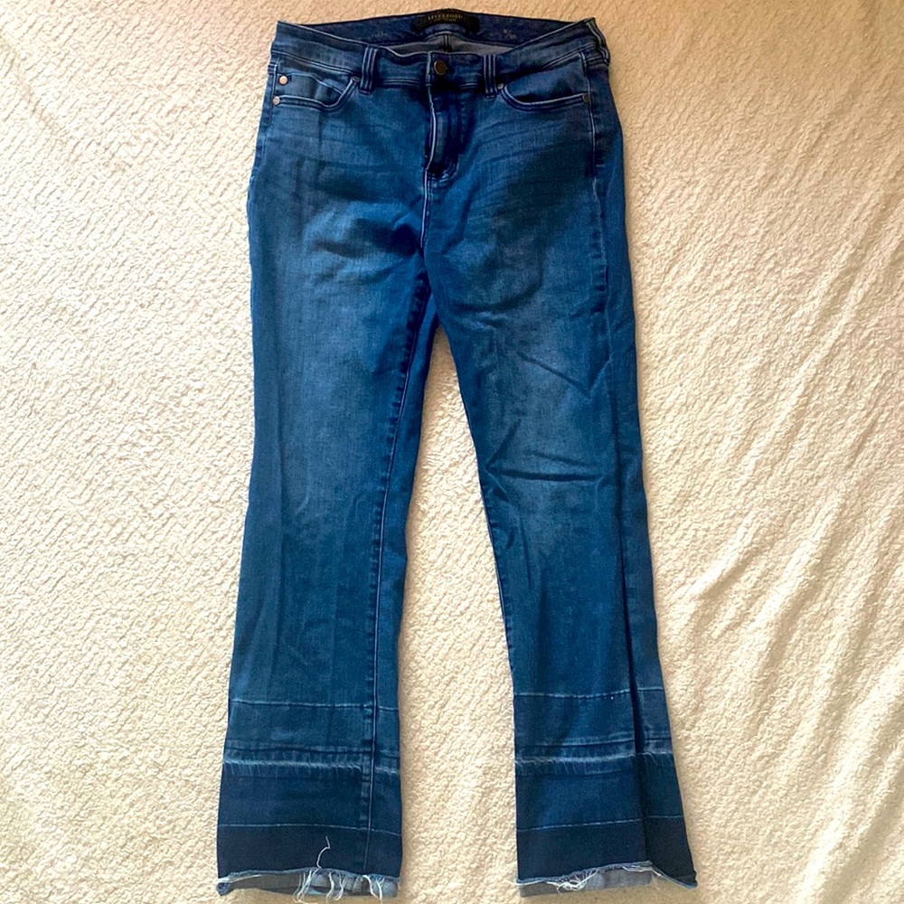 Liverpool Los Angeles flare blue jeans